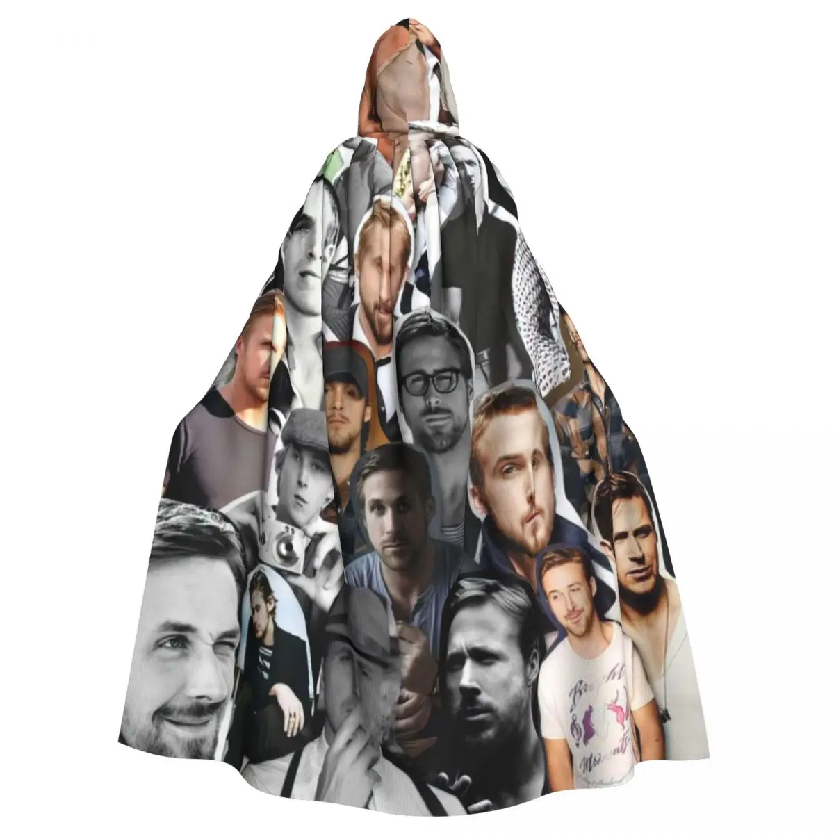 

RYAN GOSLING Hooded Cloak Halloween Party Cosplay Woman Men Adult Long Witchcraft Robe Hood