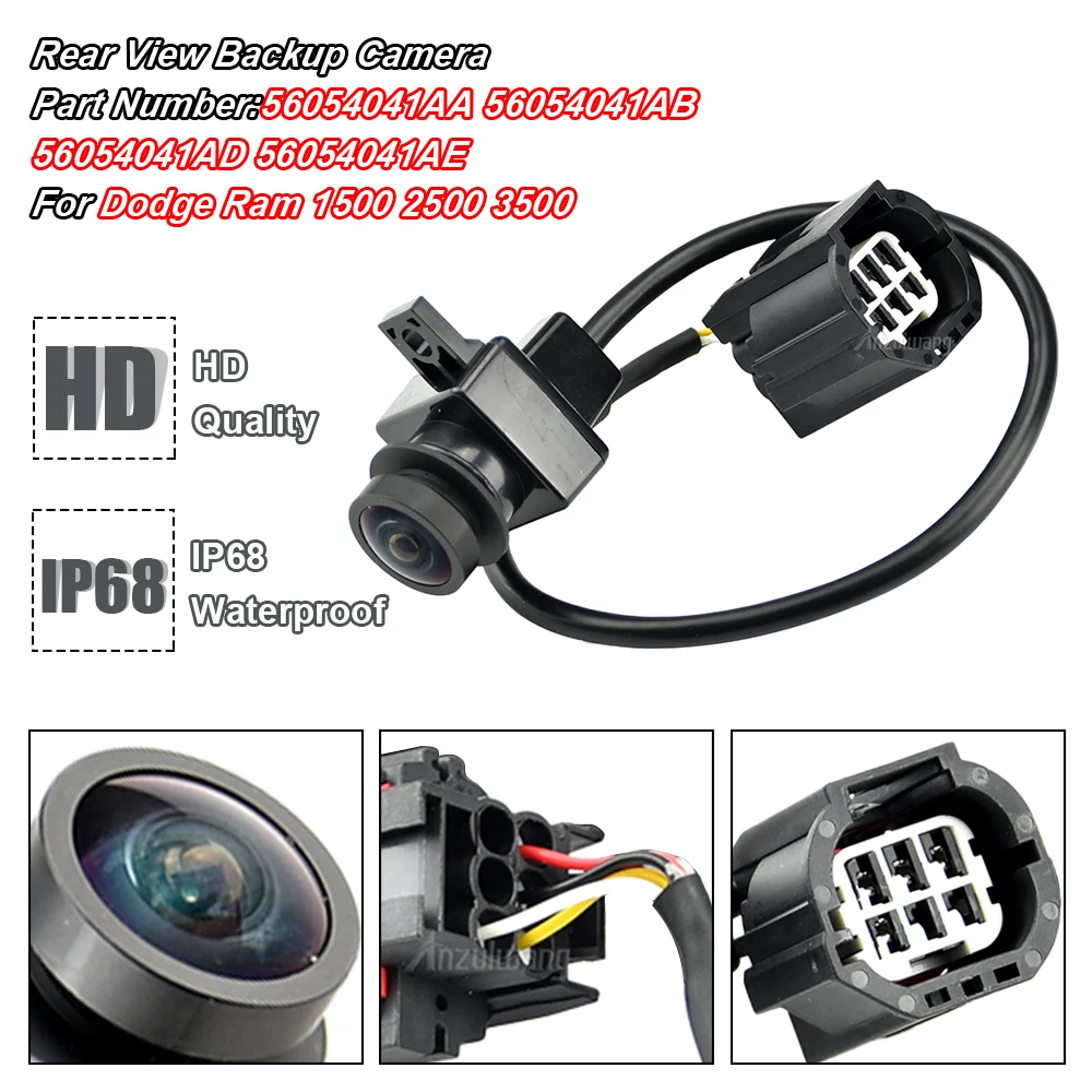 

Car Rear View Parking Camera For 2009-2012 Dodge Ram 1500 2500 3500 56054041AD 56054041AC 56054164AA/56054164AB/56054164AC