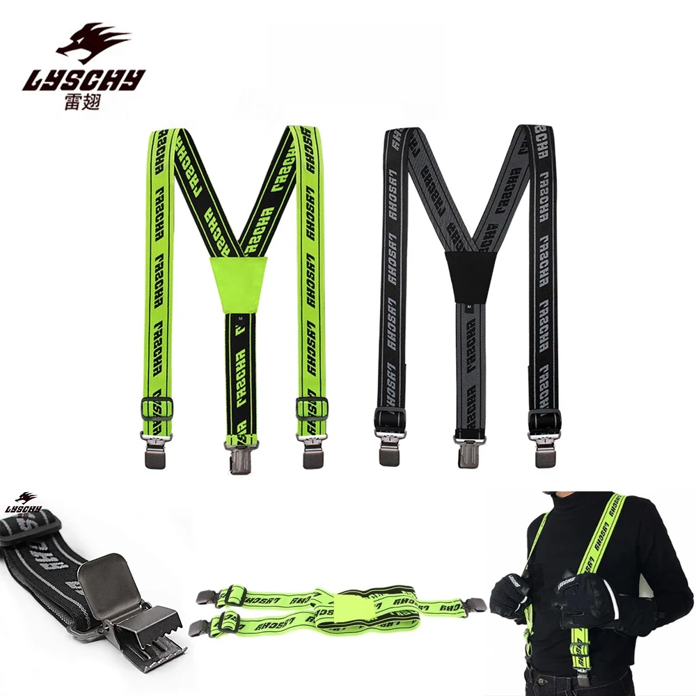 BrandNewHeavyDutyBracesPantSuspendersAdjustableYBackSuspender