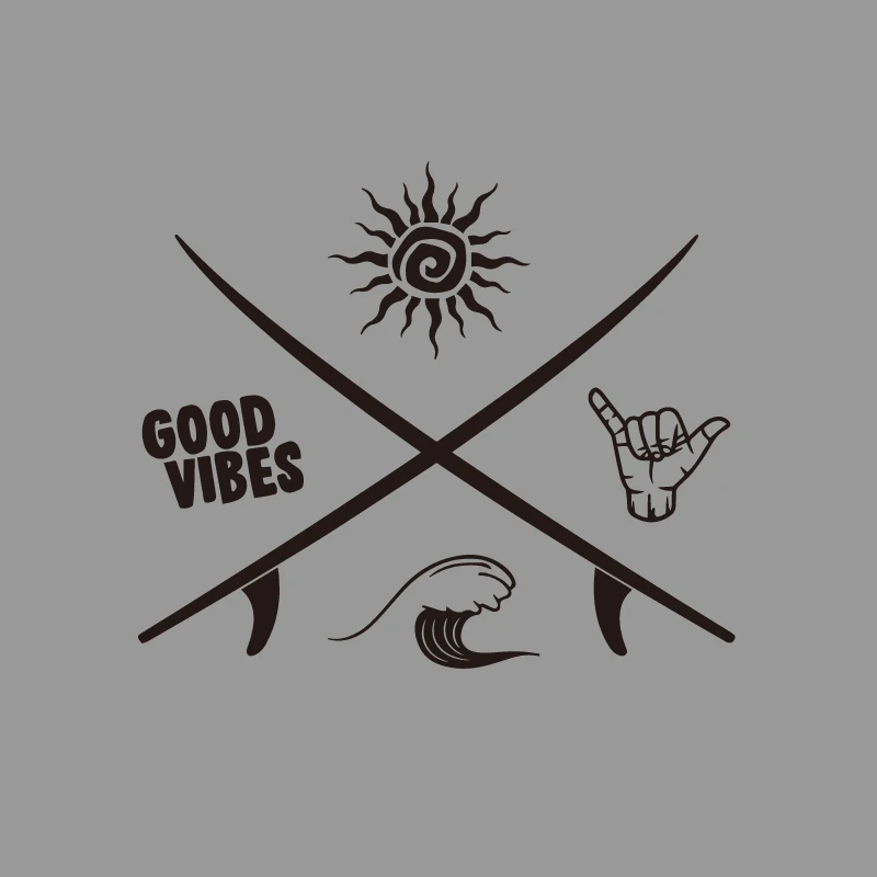 beach waves Car Sticker Motorcycle Decals Car Styling Accessories DIY Auto Truck StickerWaterproof and non debondingCustom