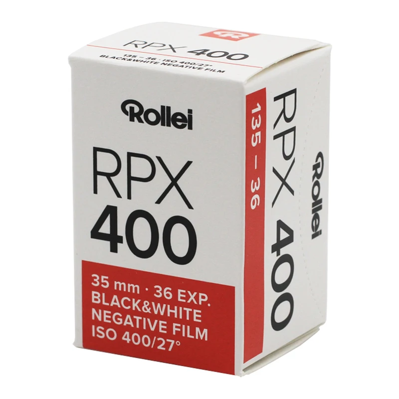1-10 Rolls Rollei RPX 400 135 35mm Black and White Negative Film（36 Exposures/Roll）For Kodak Film Camera (Expiry Date: 2027)