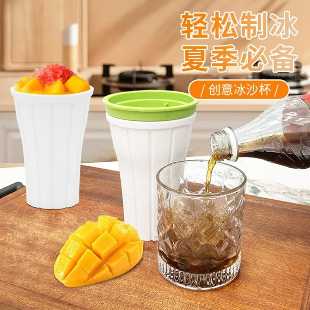 Bricolage Slushy tasse machine à glaçons tasse maison Smoothie Milkshake bouteille Durable Slushy crème glacée fabricant presser Slush rapide Slush Maker 1