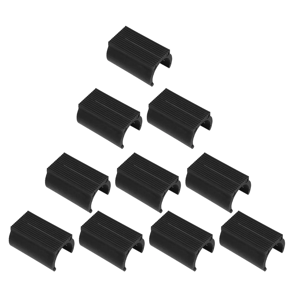 

25 Pcs Trampoline Pole Cover Non-skid Caps Plastic Furniture Chair Tube Sleeve
