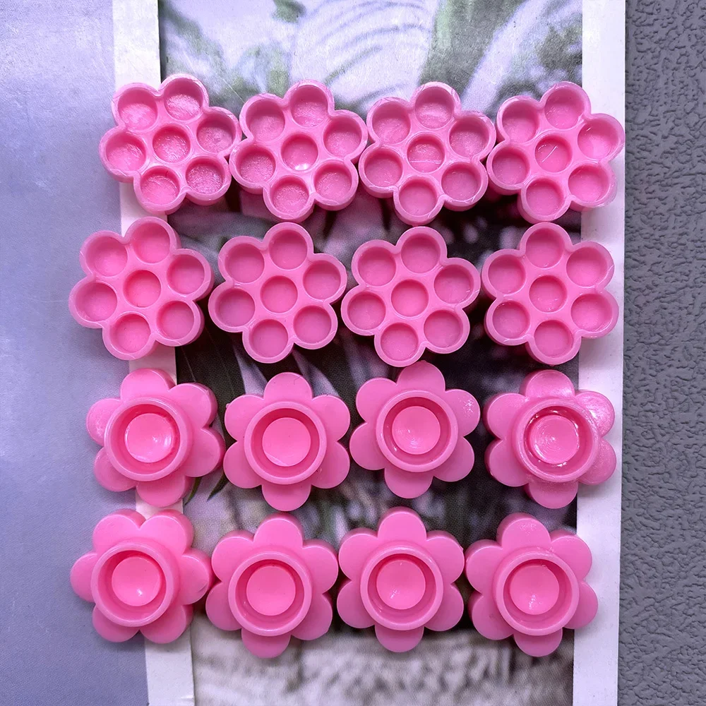 Zanse 400pcs Disposable Eyelash Glue Cup Tattoo Pigment Holder Container Makeup For Women Lash Extension Supplies Tools