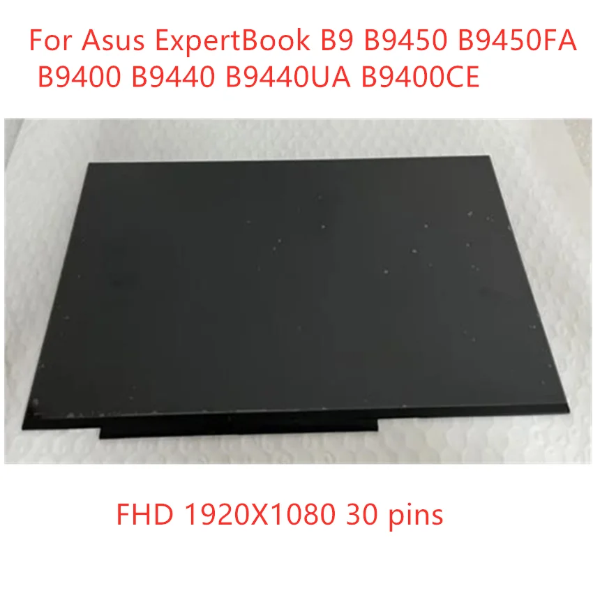 

FHD 1920X1080 IPS 30-контактный EDP для ноутбука Asus ExpertBook B9 B9450 B9450FA B9400 B9440 B9440UA B9400CE, ЖК-экран