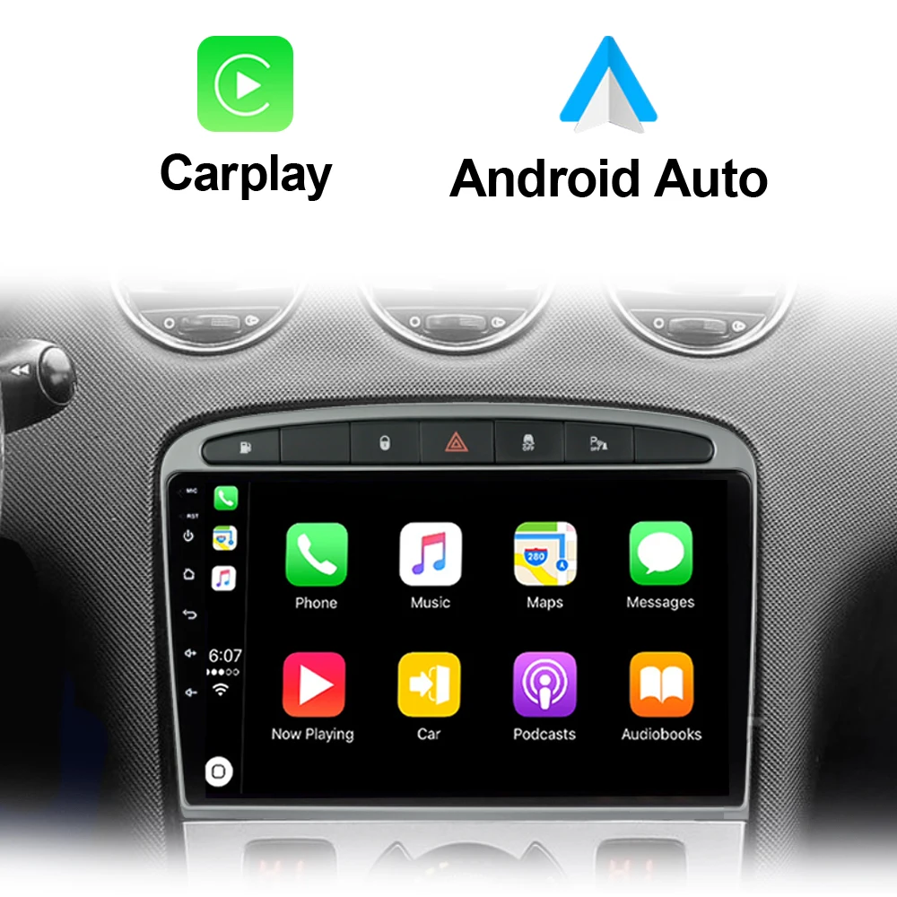   GPS RDS DSP Ƽ̵ ÷̾, Ǫ 408, Ǫ 308, 308SW, 2din, ȵ̵ 10, DVD , 4G + 64G