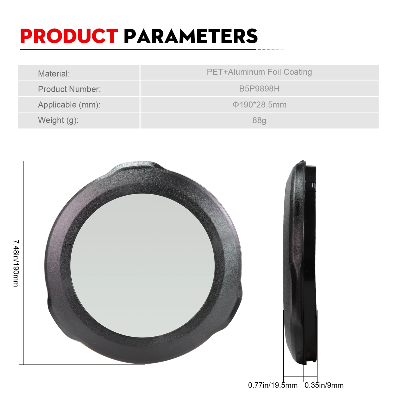 150SLT 6SE 173mm 태양광 차단 필터, 태양 관측 안전 필름, 카메라 렌즈, 태양이나 태양자국 관찰용