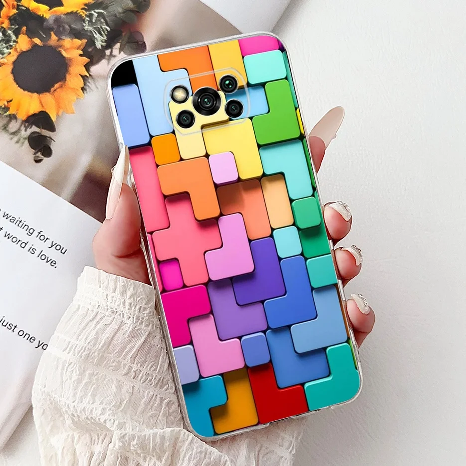 Fashionable Painted Soft Slim Phone Case for Xiaomi Poco X3 Series