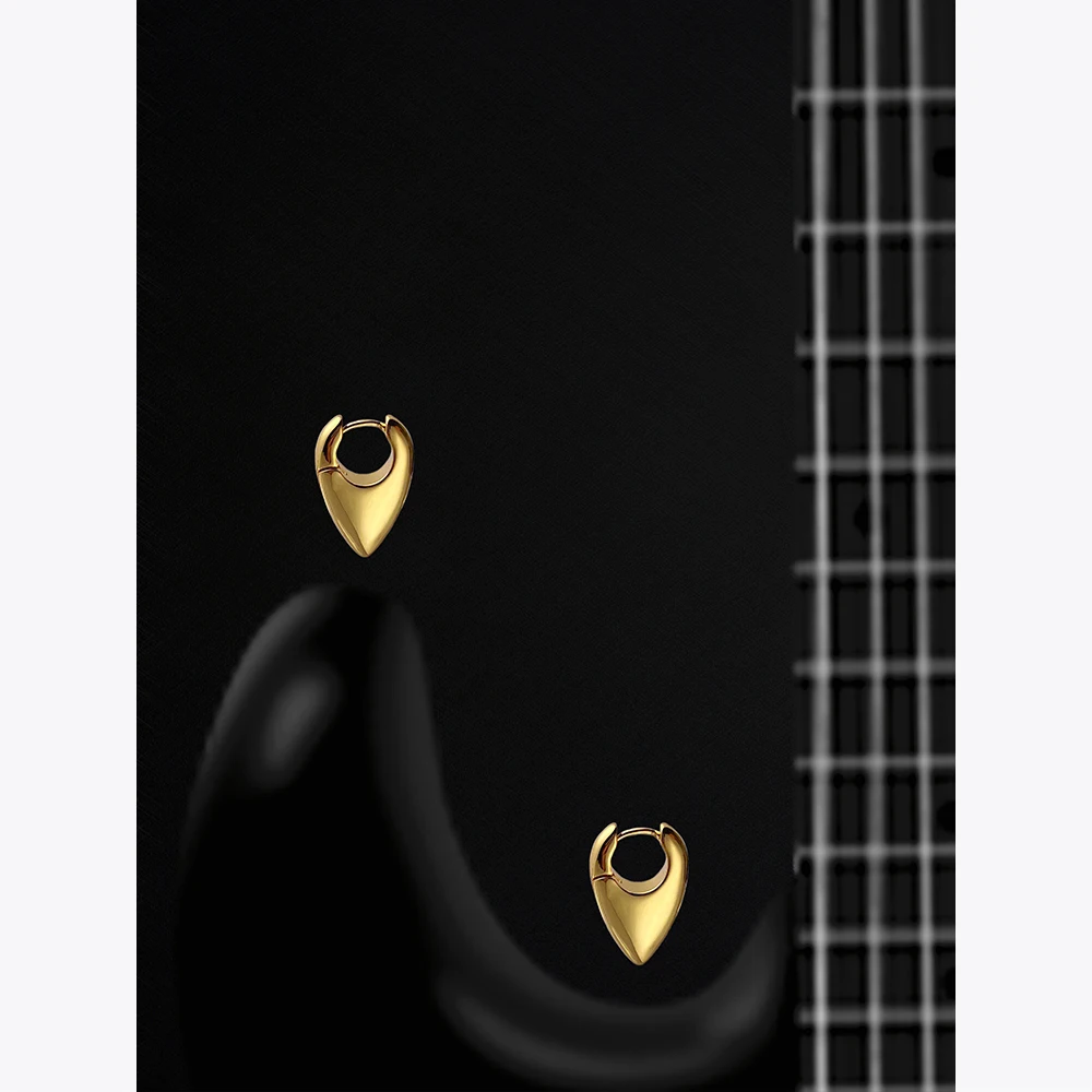 ENFASHION Round Cone Stud Earings Pendientes Piercing Geometric Earrings For Women Gold Color Fashion Jewelry Party E221394