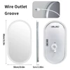 Oval LED Bathroom Mirror Smart Mirrors Dimmable 3 Colors Anti-Fog Light Memory IP65 CRI95 Large Wall Mounted Mirror 32 x 20 in 4