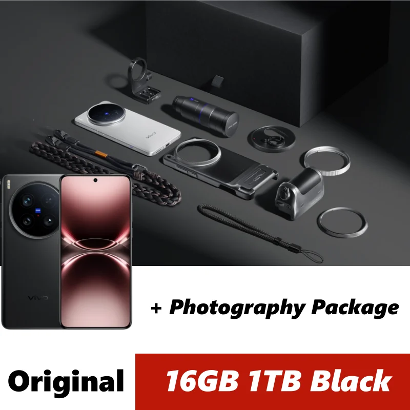 ViVO X200 Ultar 16GB 1TB Photographer's Kit 5GB Snapdragon 8 Elite