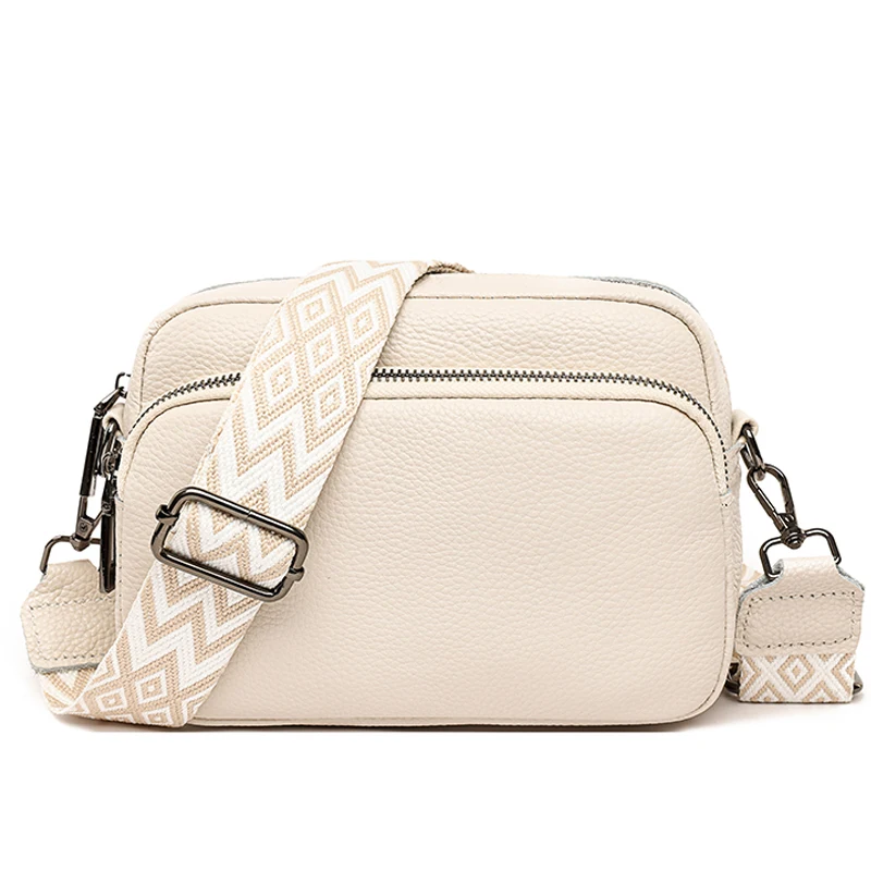 2024 Authentic Genuine Leather High Quality Luxury Bag With Wide