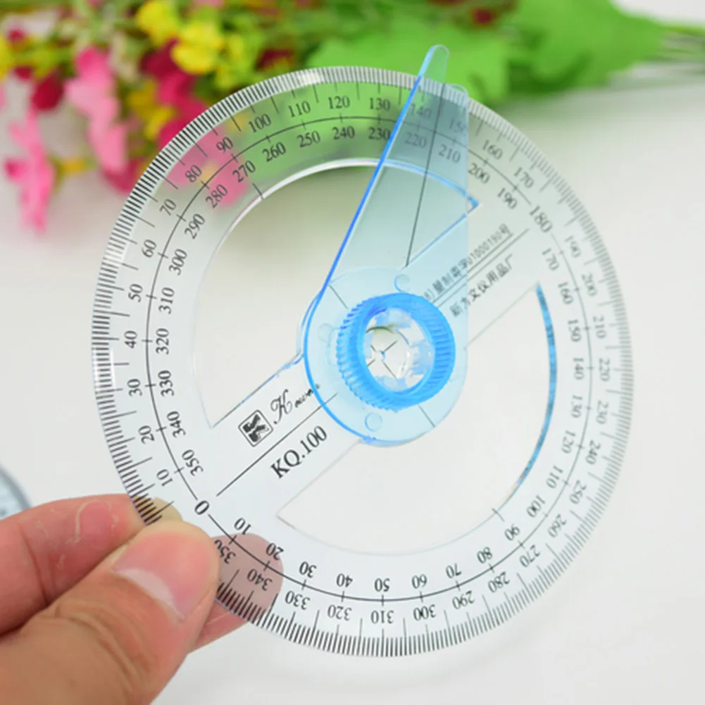 Swing Ruler Protractor All Circular Pointer Angle Finder Meter Mesurement Gauge Wood Measure Ruler Profile Marking Tool 4