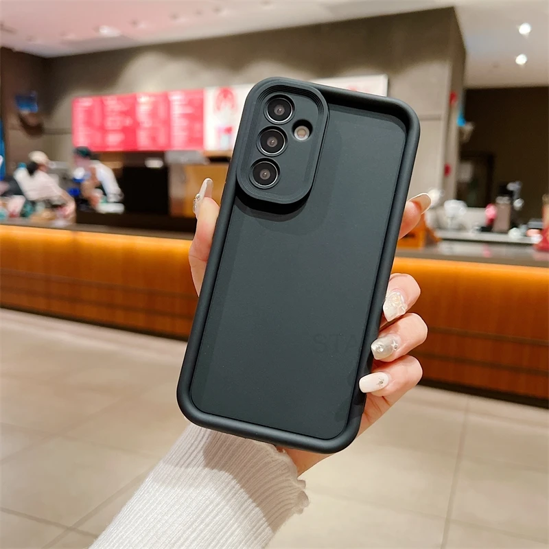 Matte Silicone Shockproof Soft Back Case Cover