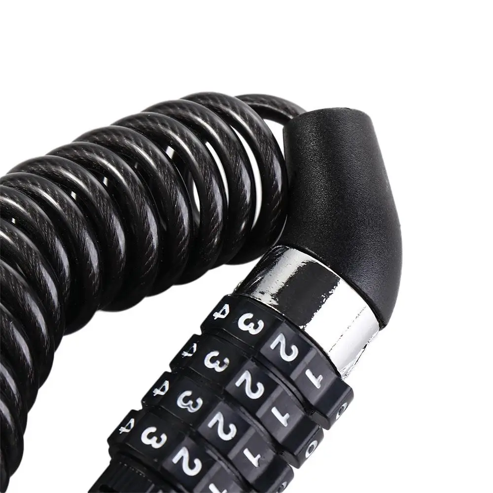 Description Picture 5 of itemUniversal Cycling Parts Bicycle Accessories 4 Digit Password Anti Theft Security Lock Bike Lock Steel Cable Lock Bicycle Lock