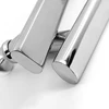 2pcs/Lot ABS+ Stainless Steel Brushed Sliding Knob Door Handle For Furniture Interior Shower Cabin Accessories Hardware Decor 3