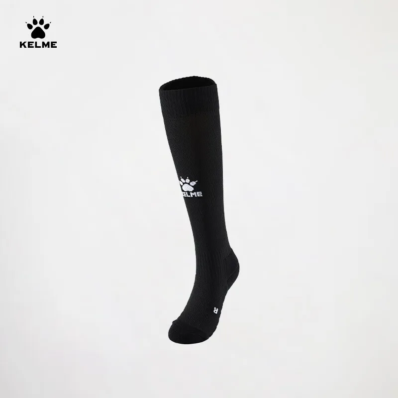 KELME Kids Football Socks long youth training knee thickened non-slip towel bottom high socks for medium sports sports socks