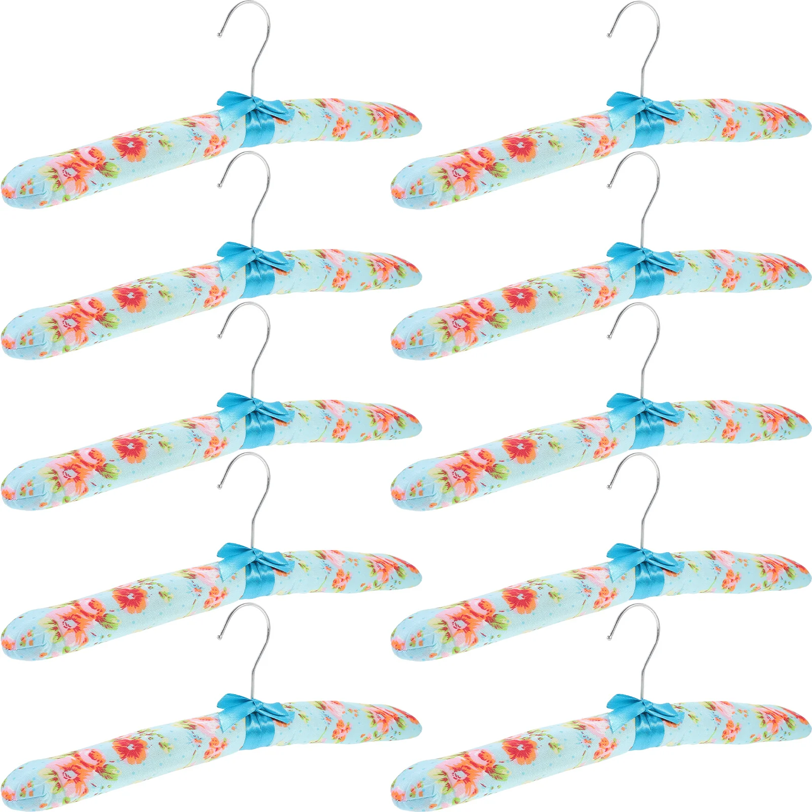 

Coat hangers Flower Cloth Non-slip Wood Hangers Pastoral Cloth Hanger Non-Slip Clothes Hangers Drying Rack(Random Color)