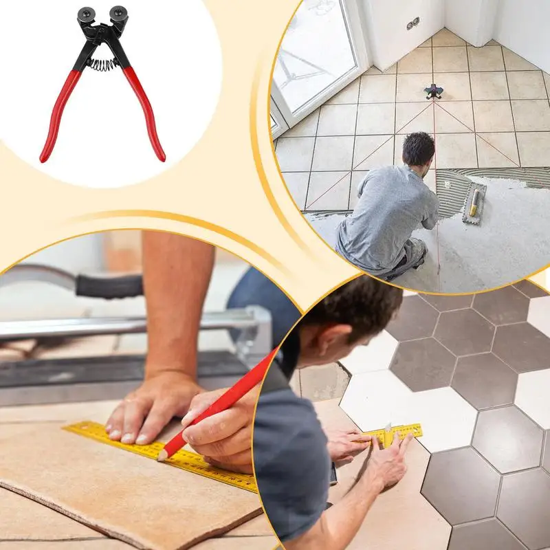 Ceramic Tile Cutter Ceramic Tile Nipper Tile Cutter Tool Comfortable Grip Ceramic Tile Nipper Cutting Tools Tile Cutter 5