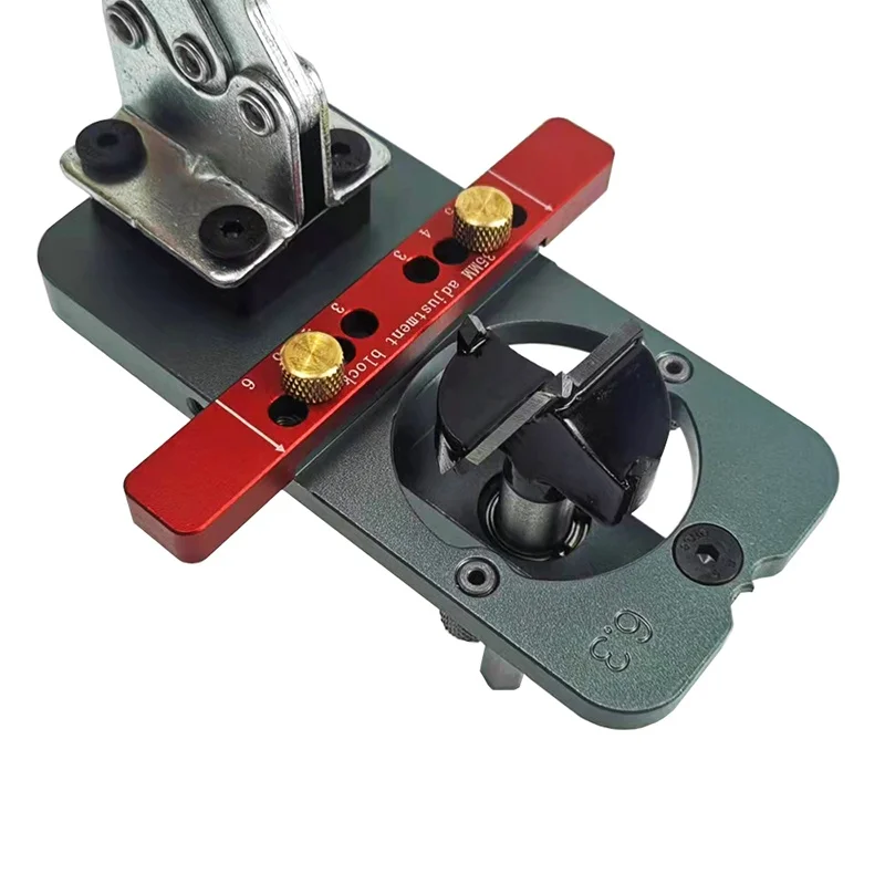 Woodworking Tools Concealed Hinge Jig 26mm/35mm Hinge Boring Bit Woodworking Drilling Guide Locator Fixture Cabinet Cupboard Door