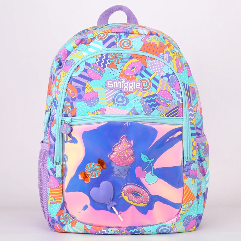 Mochila Smiggle australiana, caja de papelería para niños, estuche para lápices para estudiantes, mochila, bolsa para el almuerzo, regalo para estudiantes