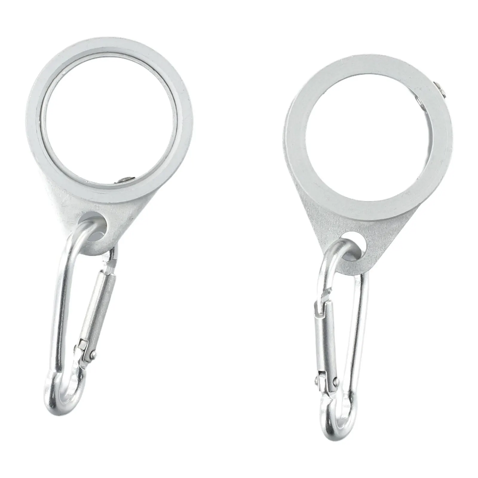 

Parts Flag Pole Ring For 0.75-1 Inch Pole Sliver 2Pcs Aluminum Alloy Aluminum Pole Swivel Ring Anti-Wrap Brand New