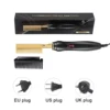 Professional Hair Straightener For Wigs Heated Comb Electric  Heating Hot Comb Hair Styling Straightening Curling Comb 6