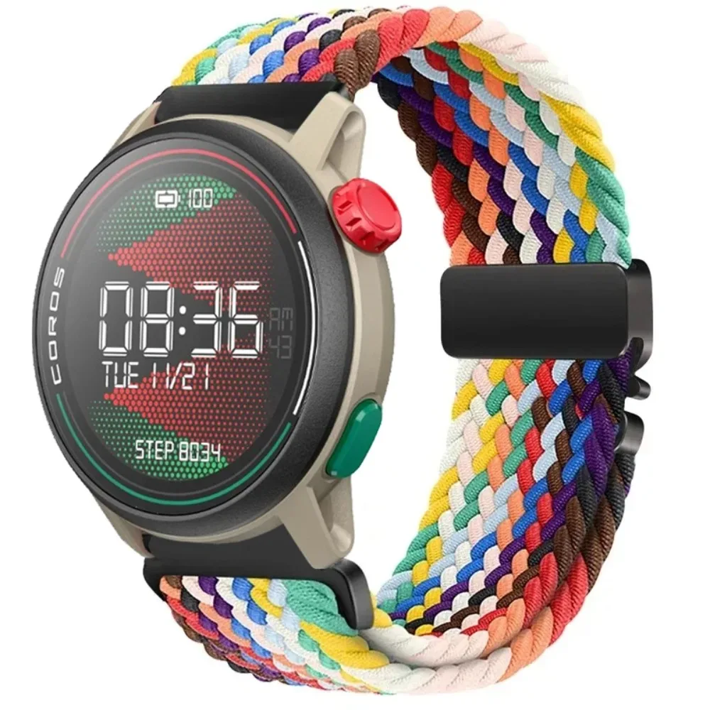 Enhanced Elastic Braided Nylon Strap with Parachute Buckle Bracelet