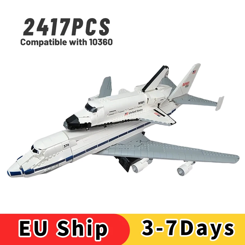 Nosiciel wahadłowców z klocków z EU za $43.13 / ~160zł