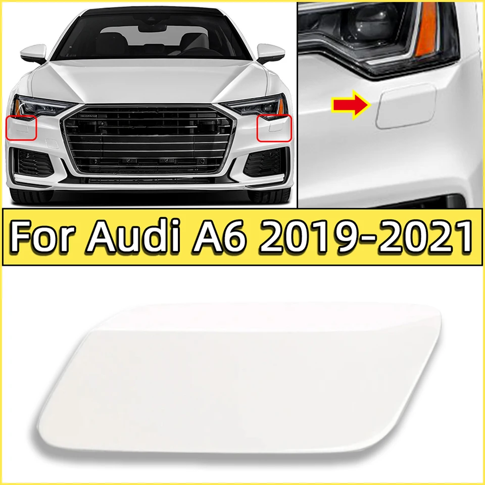 

Left Right Side Spray Nozzle Trim Lid Shell Headlight Washer Nozzle Cover Cap For Audi A6 2019 2020 2021 4K0955275 4K0955276
