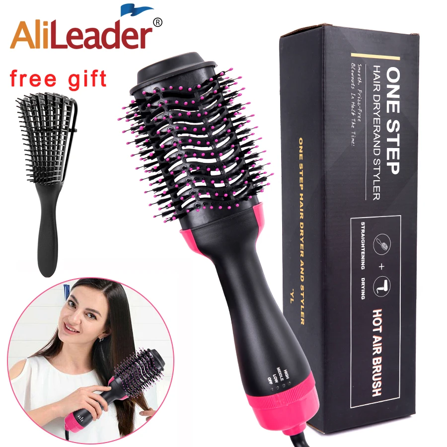 Asciugacapelli 3 In 1 Spazzola Ad Aria Calda Styler E Volumizzatore Piastra Per Capelli One Step Bigodino Spazzola Elettrica Per Asciugacapelli Wet An
