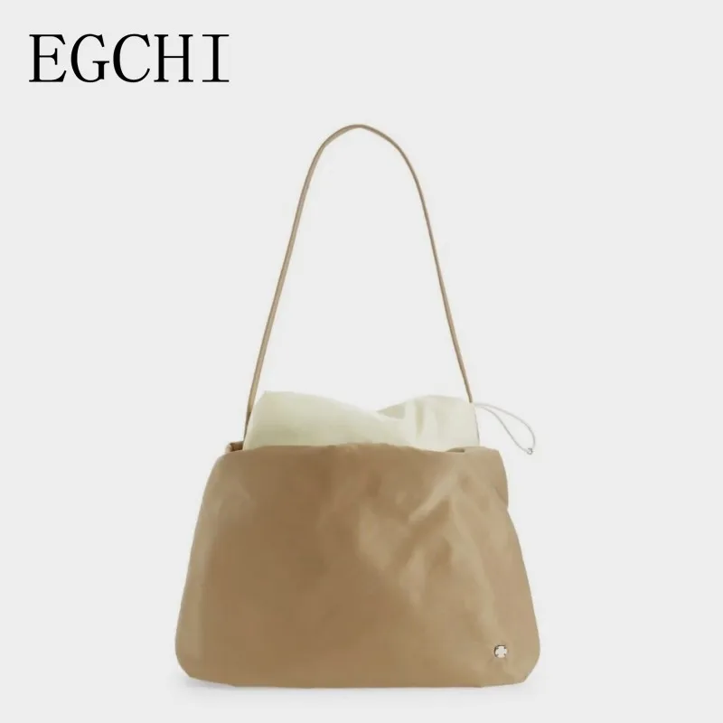 

EGCHI 2023 новый дизайн стиля для осени и зимы нейлон облако складной XL сумка через плечо Lcu Сумочка ряд