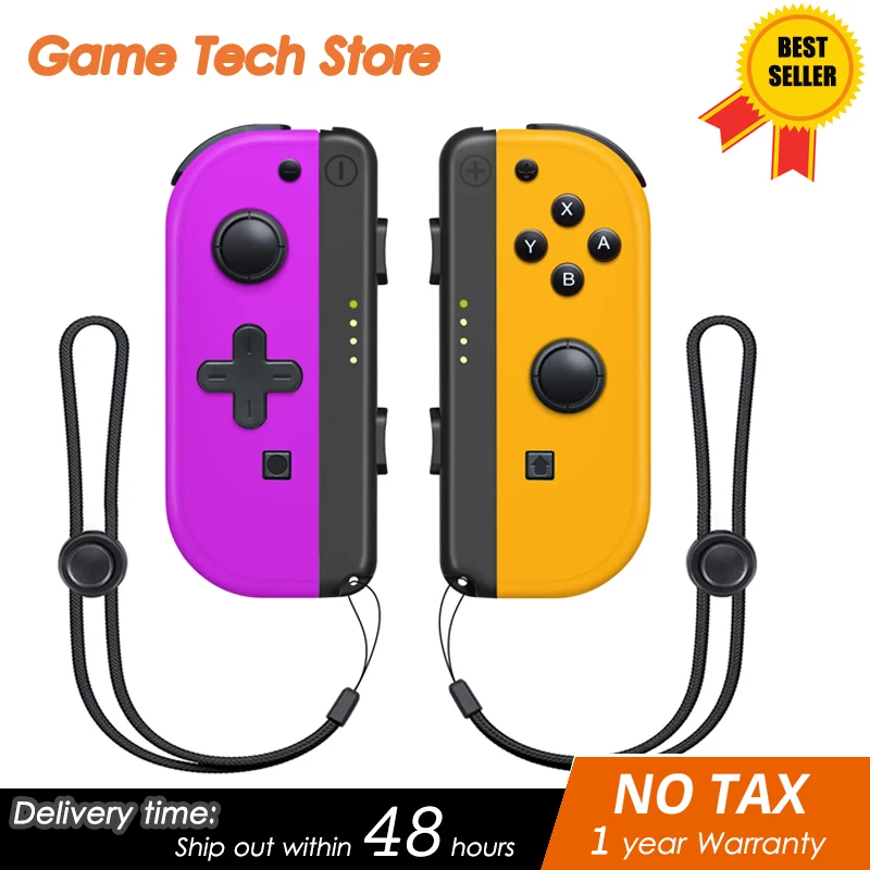 

Wireless Bluetooth Controller Gamepad For N-Switch Handle Grip Controller Joystick Controls For Game Switch