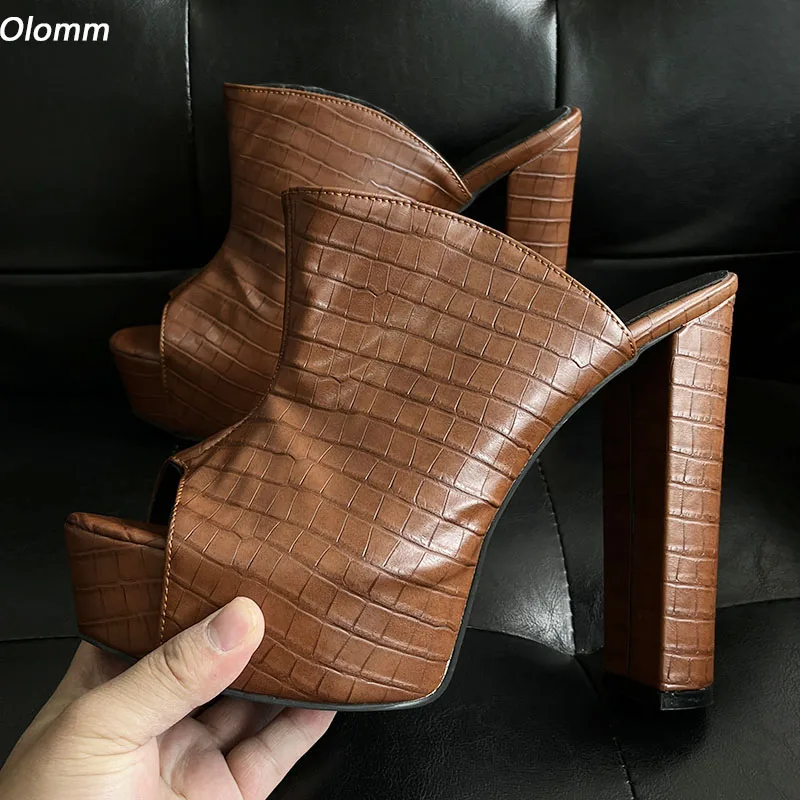 Mujer Danza Zapatos Plataforma Peep Toe Hebilla De Cuero Mate Novia