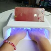 Two Hand Nail Lamp No Battery Quick Curing Nail Dryer 60 Beads Led Nail Lamp with Mobile Holder for Professional Manicure 4
