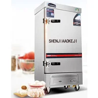 8 Plates Commercial Gas Steam Machine Cooking Cabinet Food Dumpling Rice Cooker Steamer Electric Food Steamer Kitchen Appliances 1