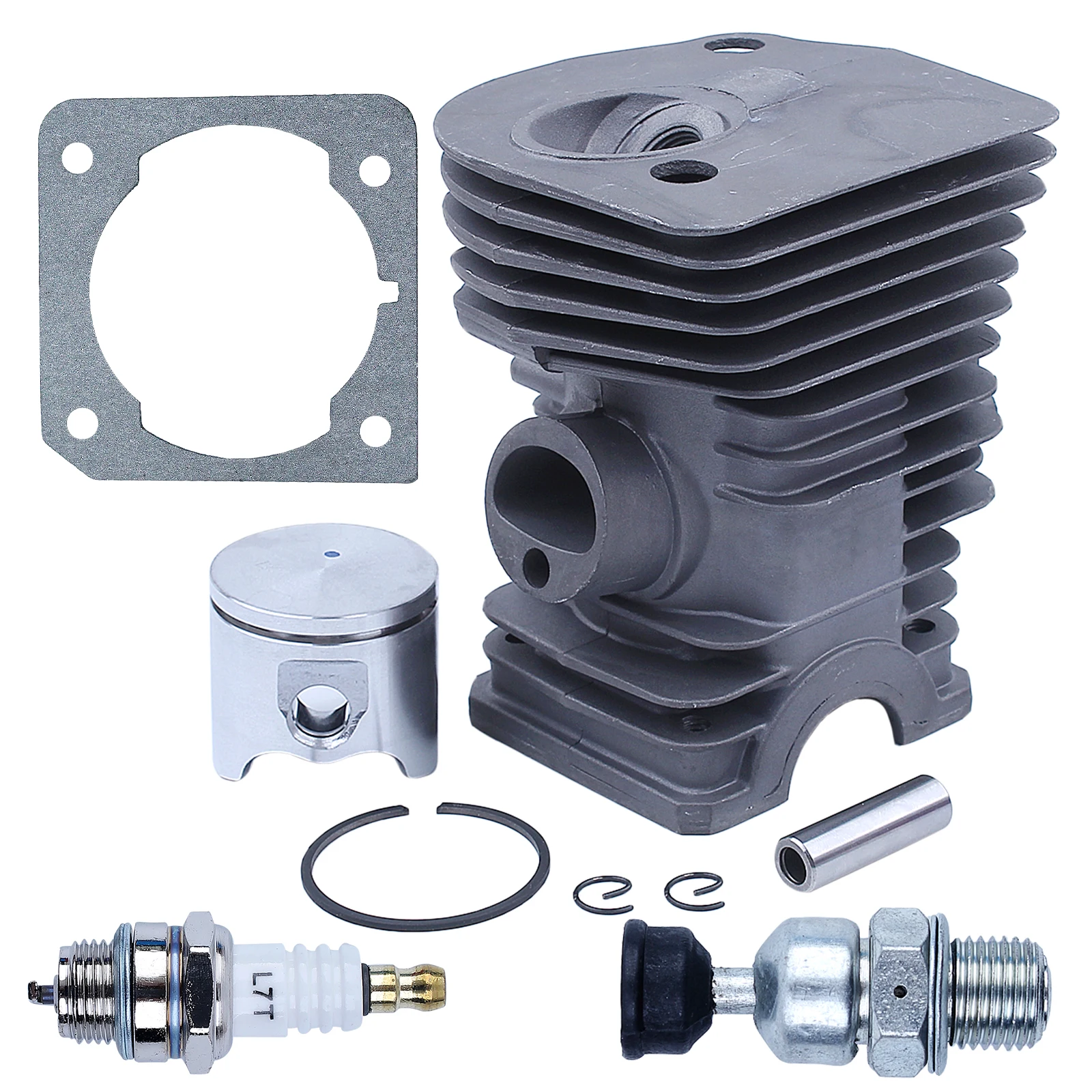 40MM Nikasil Cylinder Piston Kit For Husqvarna 340 345 E 350EPA Jonsered CS 2141 2145 2150 503 87 00-76 Chainsaw 6