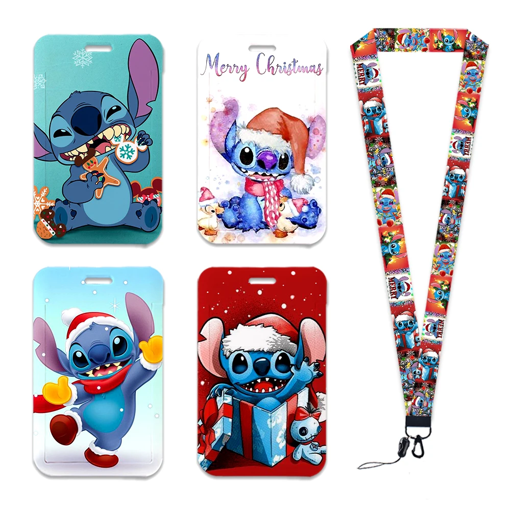 

Cartoon Cute Stitch Neck Strap Lanyards for Key ID Card Gym Cell Phone Strap USB Badge Holder Rope Pendant Key Chain Gift