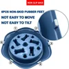 Slow Feeder Dog Bowl Non Slip Cat Dog Slower Food Feeding Dishes Large Small Medium Pet Slow Eat Dishes Puzzle Bowl Pet Supplies 5