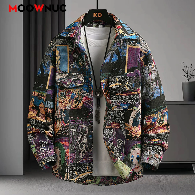 Camicia casual Primavera Autunno Abbigliamento uomo Camicetta streetwear da uomo maschile Camicia invernale Streetdress Camicia moda Hombre elegante popolare