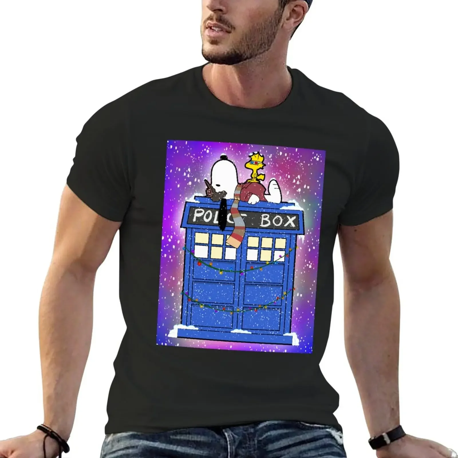 

Happy Who-lidays T-Shirt customs Blouse funnys mens plain t shirts