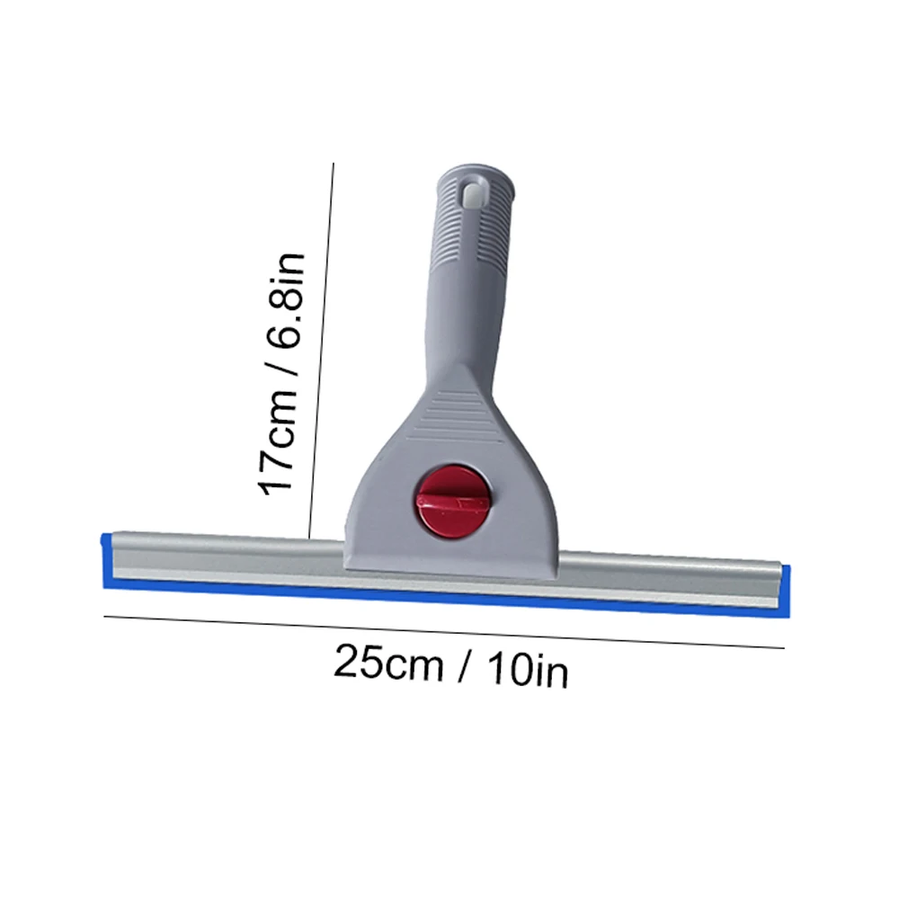 25cm 10 Zoll Auto-Glasreiniger Gummiabzieher Spiegelreiniger Fensterfolien-Werkzeug Wasserwischer Badezimmerreinigungsklinge Auto-Zubehör – Detail 3