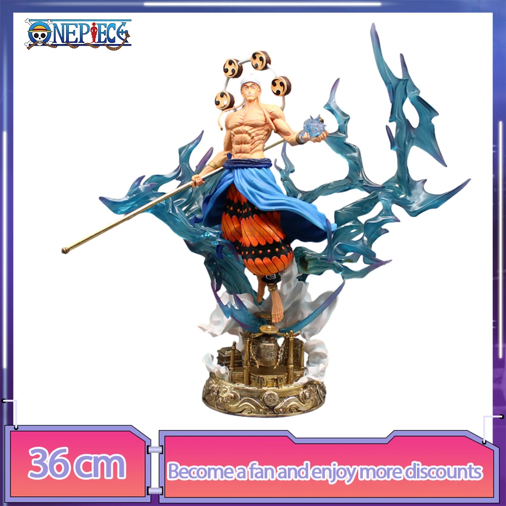 

36cm One Piece Action Figures Enel Figure Model Pvc Gk Statue Figurine Doll Ornament Collection Room Decoration Desk Toys Gifts