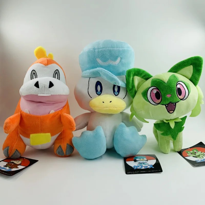 42 tipos pokemon mega evolução brinquedos de pelúcia pikachu recheado  spagatito fuecoco quaxly boneca acgn decoração do quarto presente de natal  para crianças - AliExpress