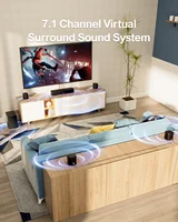 ULTIMEA 330W 7.1ch Virtual Surround Soundbar, Home Theater TV Sound Bar with Subwoofer&4 Surround Speakers, Smart App Control - Image 2