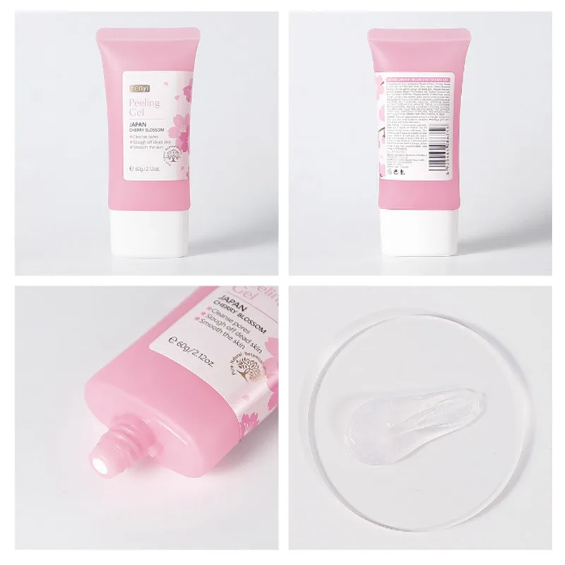 60g Face Exfoliating Gel - Whitening Moisturizer Repair Facial Scrub Cleanser Acne & Blackhead Treatment Remove Skin Care Cream 3