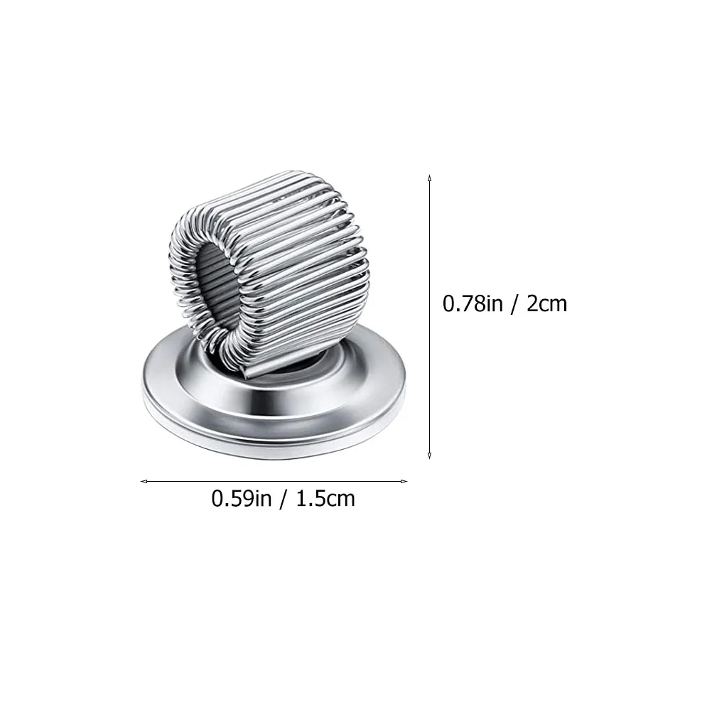 12pcs Magnet Pen Clips Metal Pen Holder Self Adhesive Pen Pencil Organizer W/ Adjustable Spring Loop For Refrigerator Pen Holder