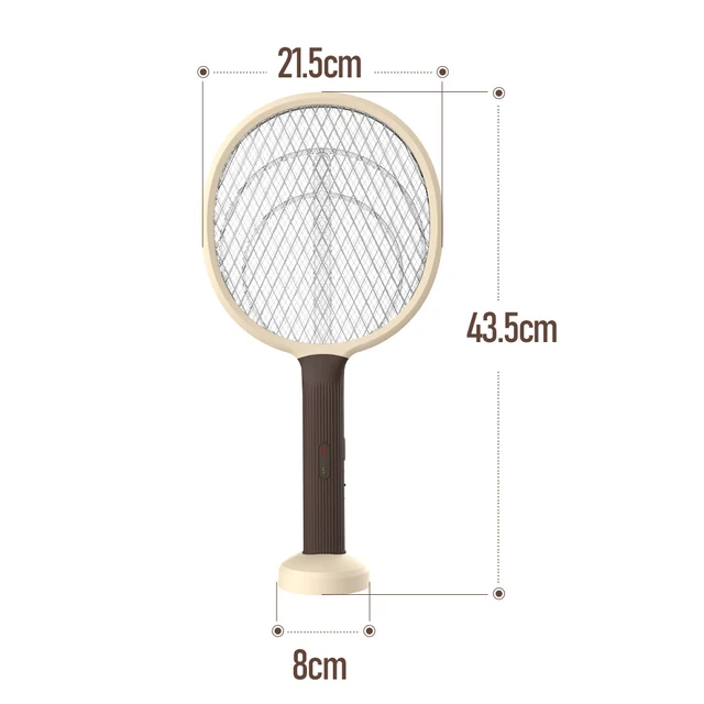 2 Az 1 -Ből Elektromos Szúnyog Gyilkos Lámpa Uv Könnyű Hibás Zapper Csapda Usb Újratölthető Nyári Légy Swatter Rovar Ütő - Image 5