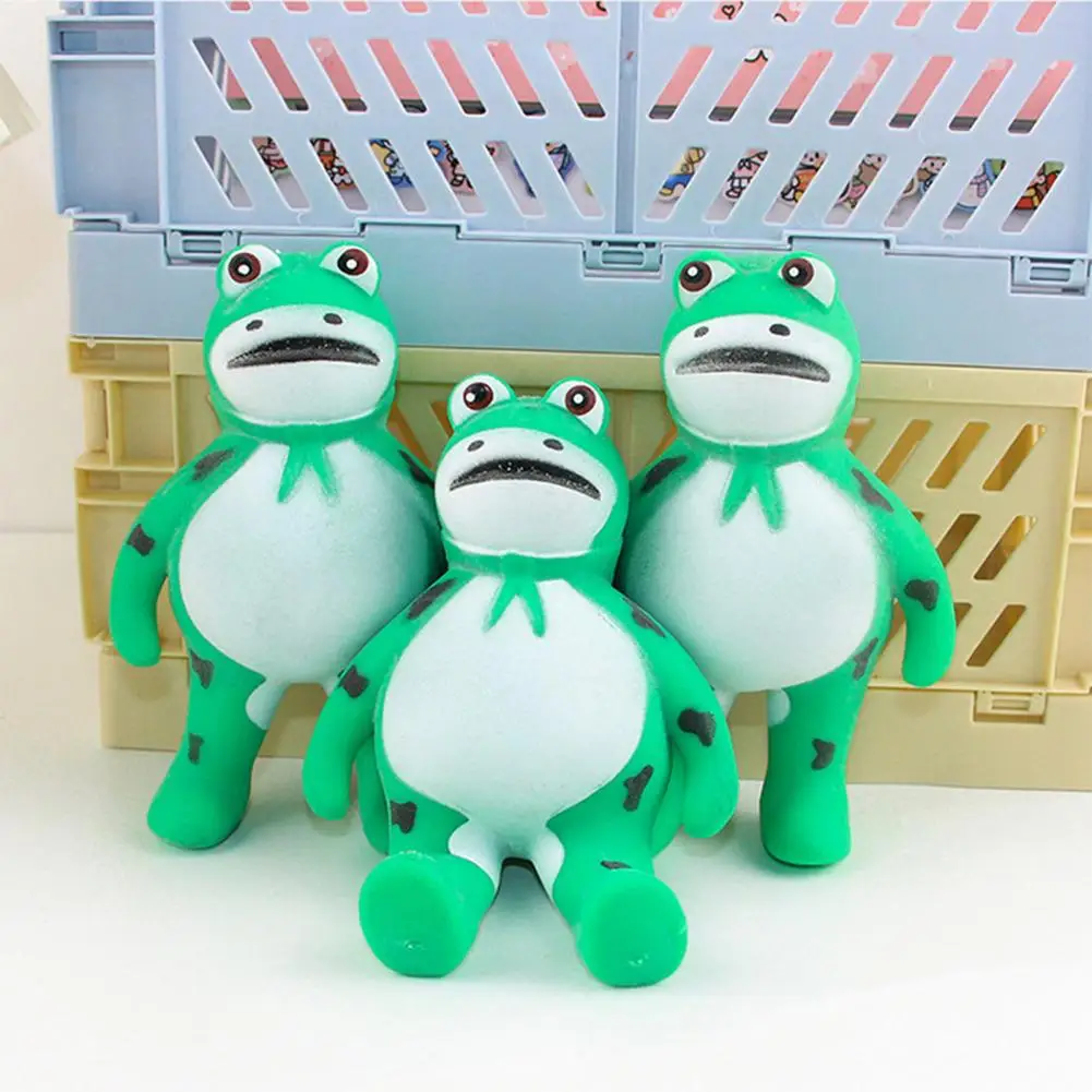 

Relieve Stress with Cute Frog Squeeze Toy Soft Tpr Pinch Toy for Kids Adults Party Favor