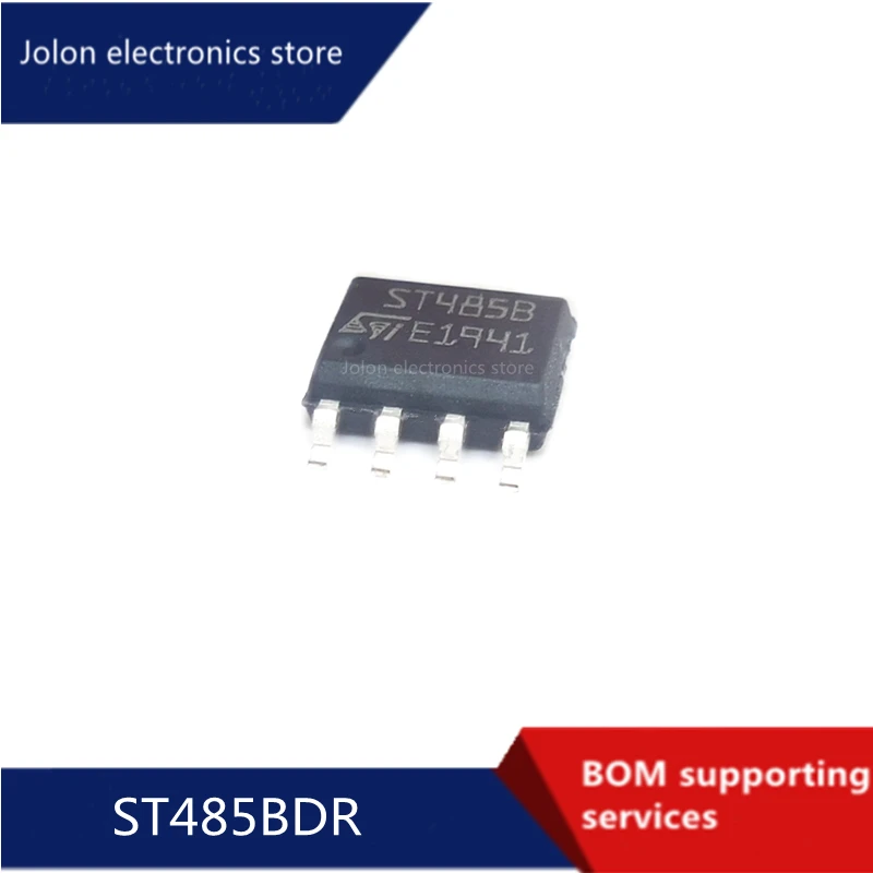 

New original ST485BDR ST485B SMD SOP-8 low power line transceiver IC chip